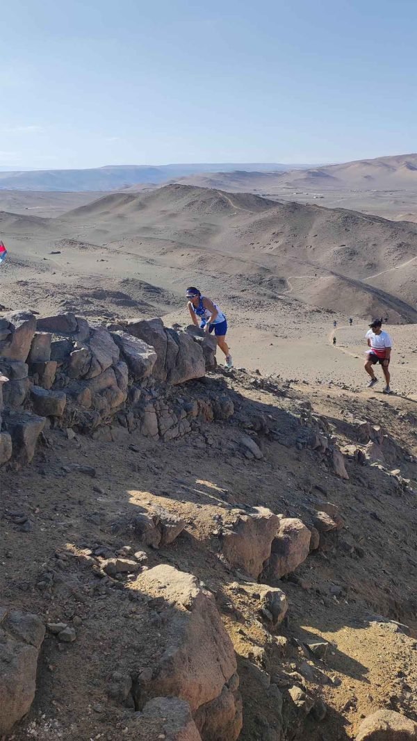 Descenso cerros Club Trail Running Arica 105 Mob